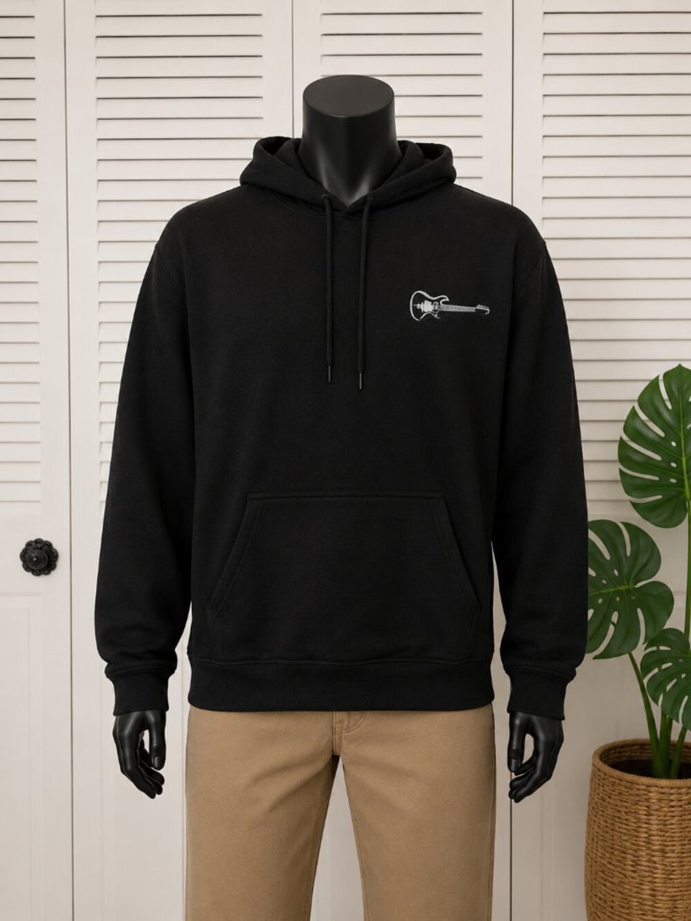 We will rock You  black Hoodie size M unisex